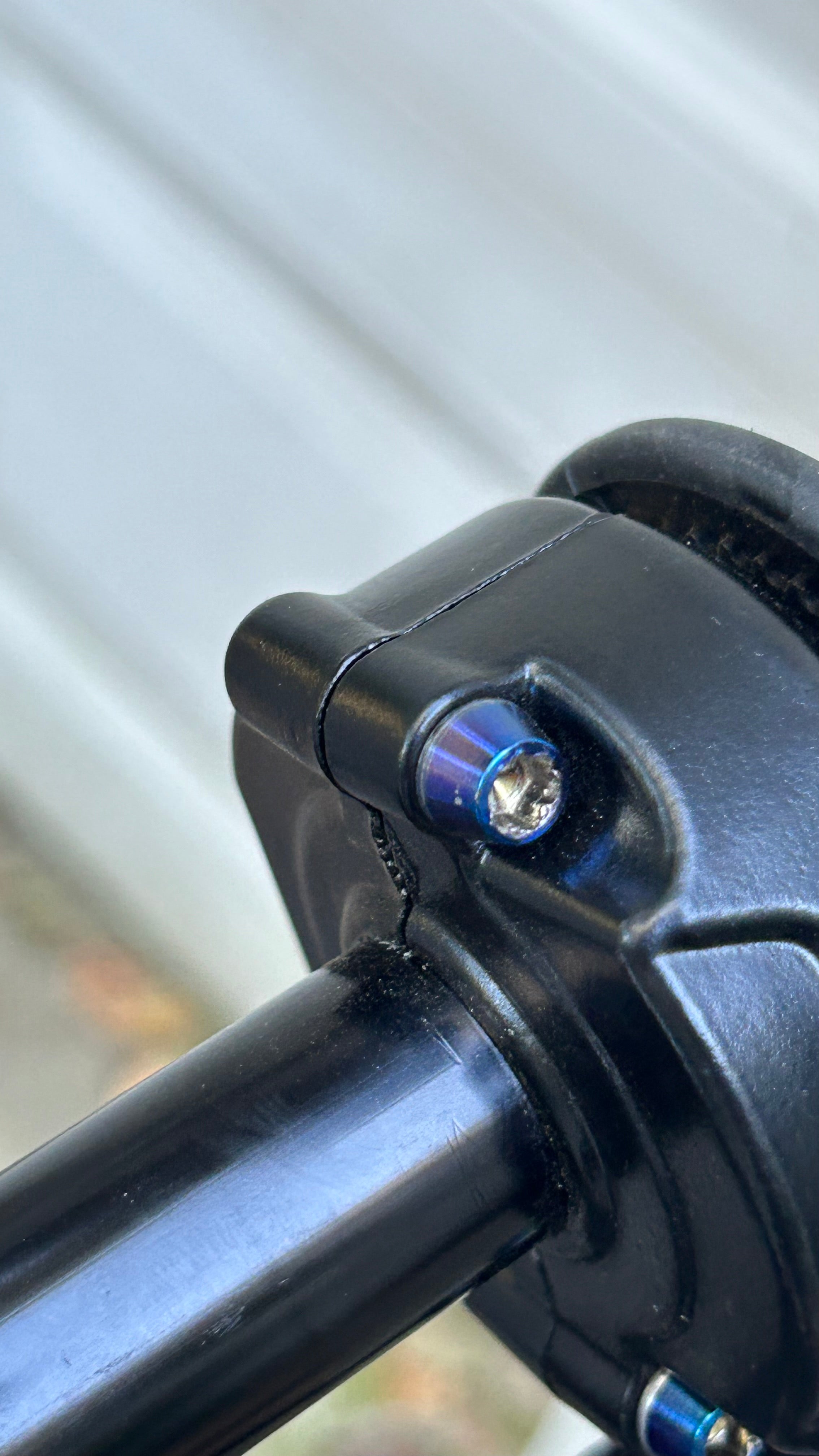 Titanium coated Surron throttle bolts