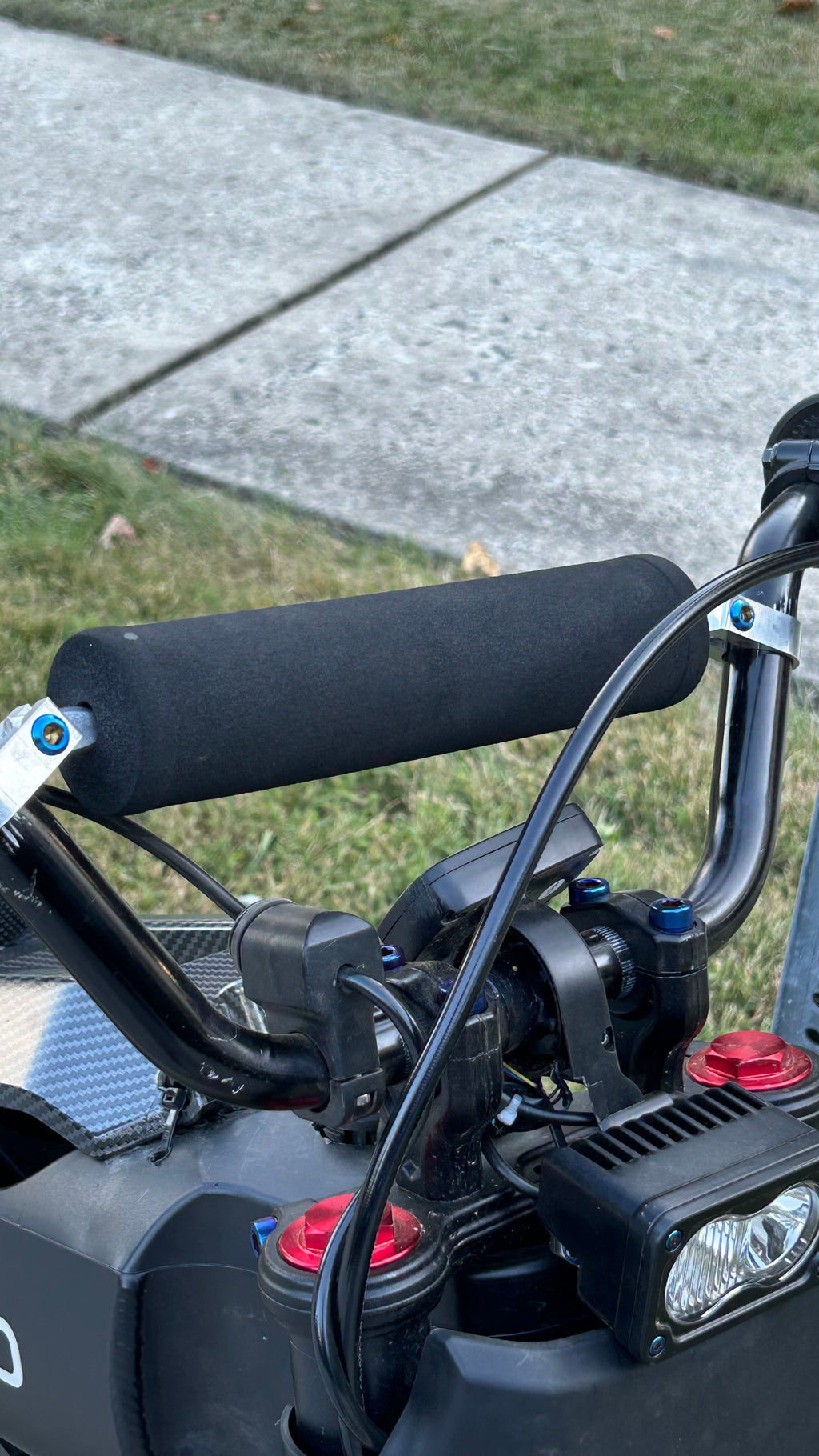 Titanium coated barpad bolts