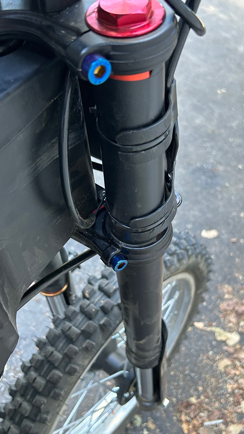 Titanium coated tuttio suspension bolts