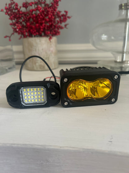 Light combo for Ridstars comes with Baja headlight and v2 rock light