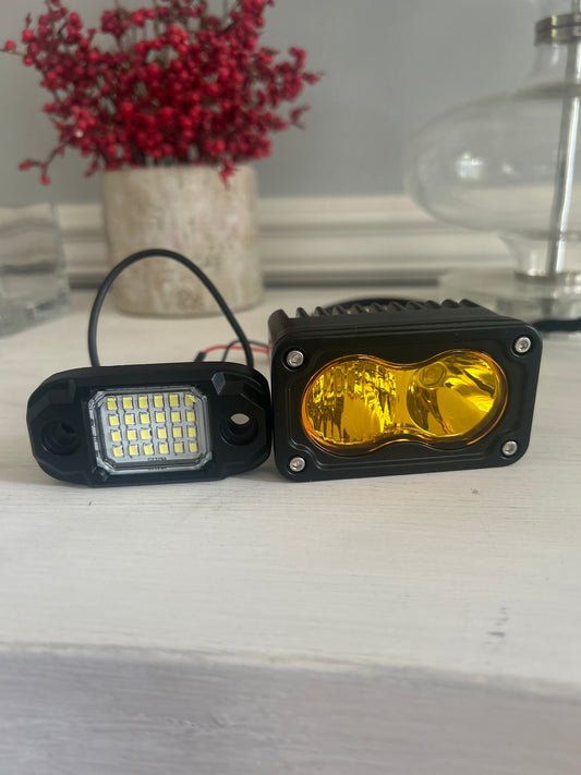 Light combo for Ridstars comes with Baja headlight and v2 rock light