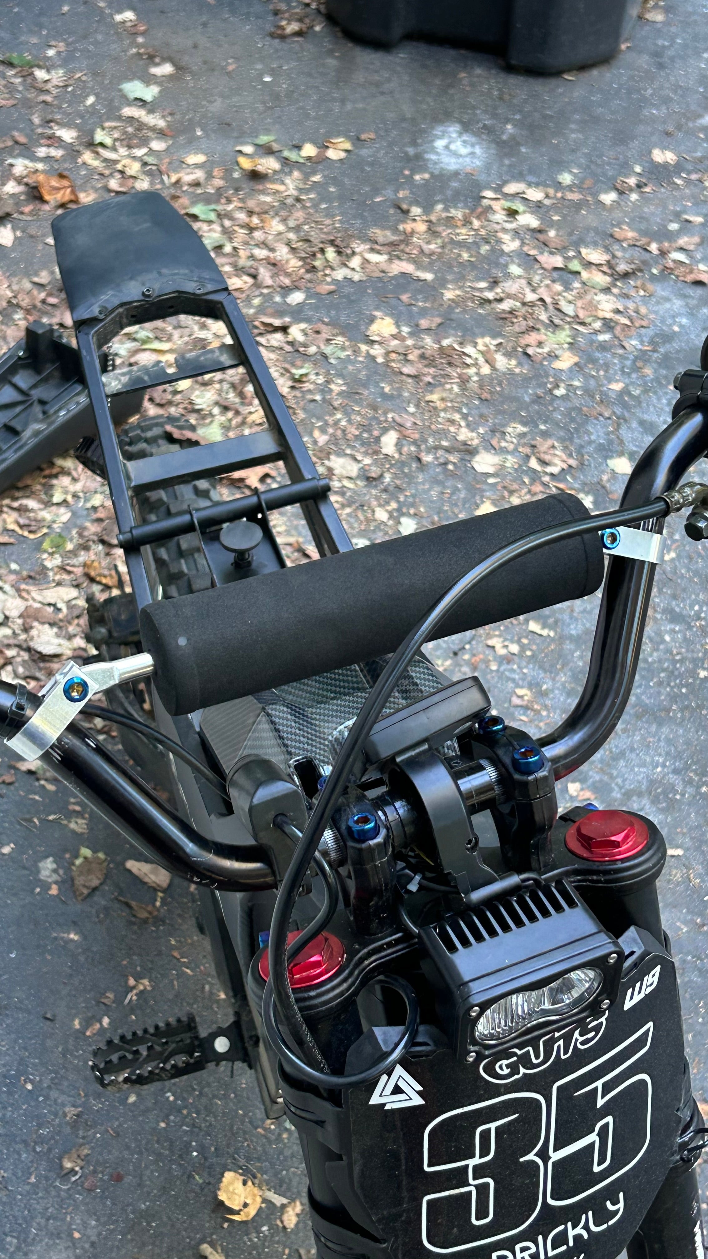 Titanium coated barpad bolts