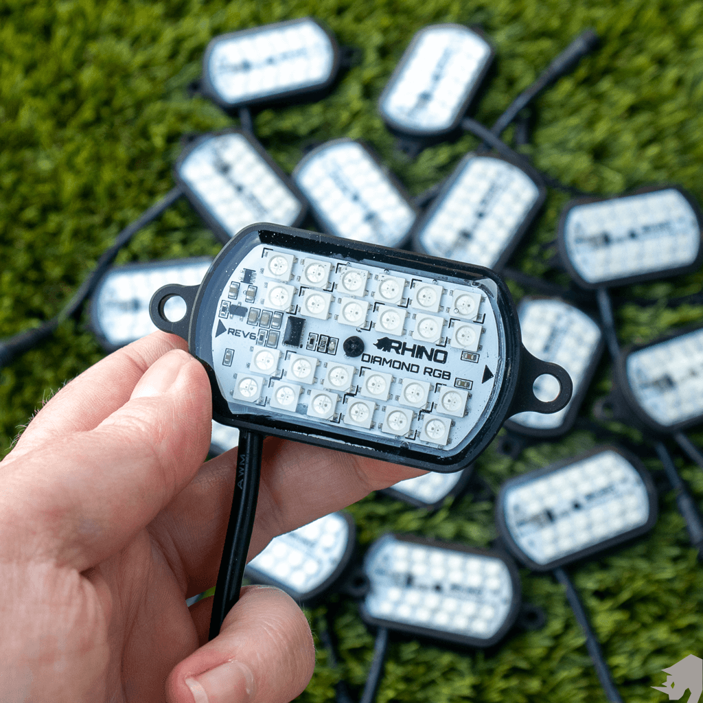 Budget rechargable wheelie light/Rocklight